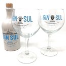 GIN SUL Geschenk-Set 500 ml  mit 2 Gin Sul Ballonglsern
