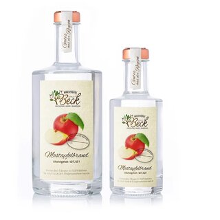78° - Mostapfel Brand, 50 cl, 40 vol %