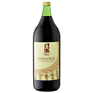 Mirios Imiglykos Rotwein halbsüß 2,0 Ltr