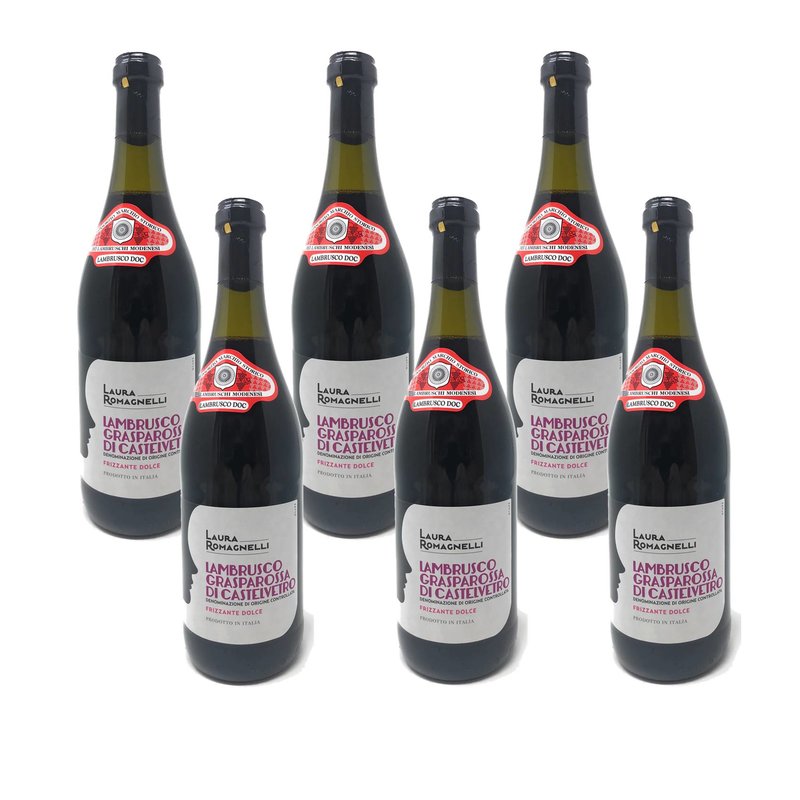 Lambrusco Grasparossa di Castelvetro DOC lieblich 6 x 0,75 L Rotwein ,  29,99 € | Weinpakete