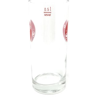 6 original Sinalco Gläser 0,5 l Amsterdam Rotpunkt Gastro Qualität