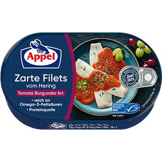 Appel Zarte Filets vom Hering in Burgunder Creme - MSC zertifiziert 200 g