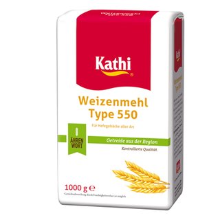 Kathi Weizenmehl Type 550   1 KG