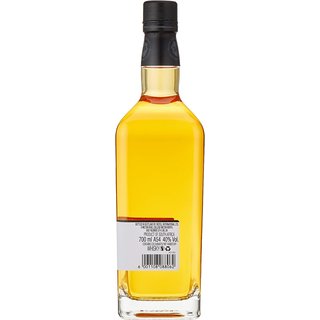 Bains Single Grain Whisky 0.7 l GePa mit 1 Glas  