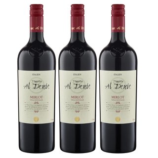 Trattoria Al Dente Merlot / Molta Terra Merlot  1,0 ltr Vino d´ Italia