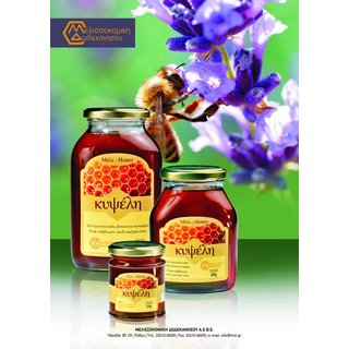 Kipseli - griechischer Wildblumen-Kräuter und Pinienhonig 950 g Vorratsglas