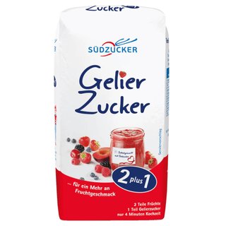 10 x SüdZucker Gelier zucker 2plus1 500 g 10er Vorratspack