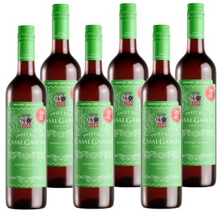 Casal Garcia Sweet Red Rotwein Wein süß Portugal 6 Flaschen a 0,75 Ltr