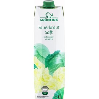 Grünfink Sauerkrautsaft VorratsPack 8 x 1 Ltr.
