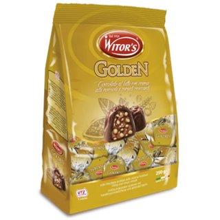 Witors GOLDEN Vollmilchschokolade mit Haselnußcreme und Cerealien 250 g