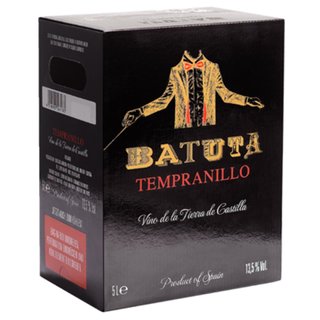 Batuta Tempranillo Rotwein trocken Bag in Box Spanien  5 Ltr.