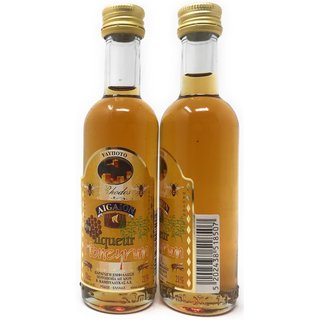 Honey Rum AIGAION Rhodos 21% vol. 0,05 Liter Mignon Flasche