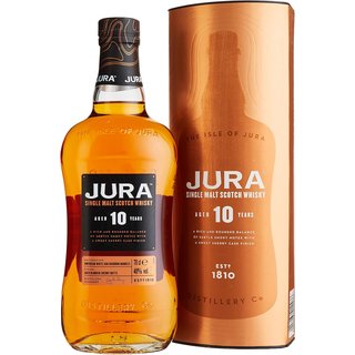 JURA 10 Years Single Malt Scotch Whisky 40% vol. 0,7 L in Dose