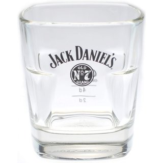 Jack Daniels old Nr. 7 Tennessee Whiskey 1 Liter mit 2 originalen old No.7 Tumblern