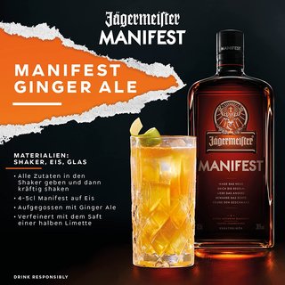 Jägermeister Manifest  1,0 Ltr. 38% vol