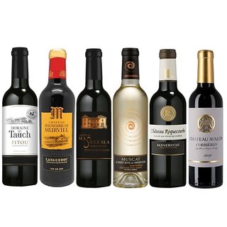 Wein Geschenk Collection Südfrankreich - Wein Set Rotwein und Weißwein aus Südfrankreich (6 x 0.375 l)